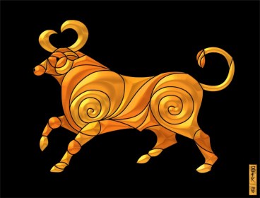 Taurus the bull, art by Silvia Hartmann